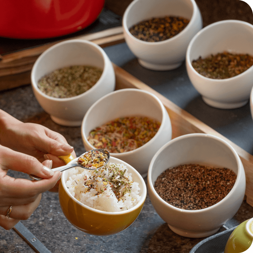 "Furikake Bar" is fun to try and compare
